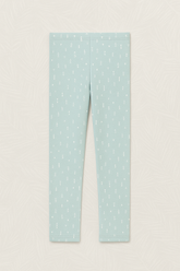 (Ages 10-12)Pastel Blue Cotton Jersey Fabric with White Triangle Print
